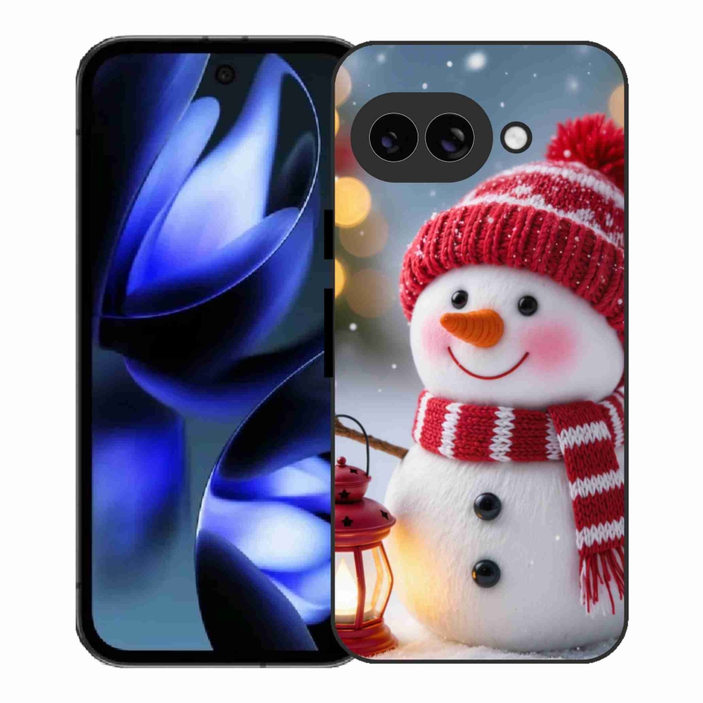 Gélový kryt mmCase na Google Pixel 9a - snehuliak 2