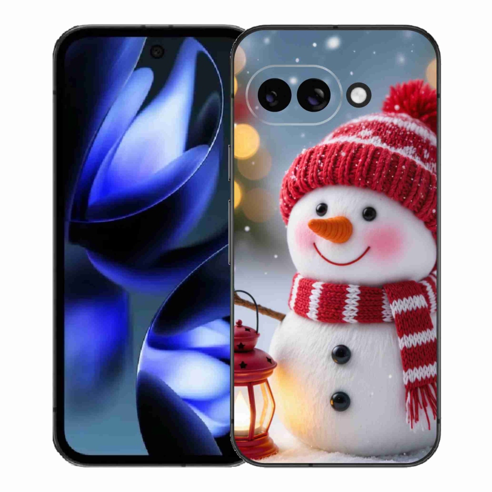 Gélový kryt mmCase na Google Pixel 9a - snehuliak 2