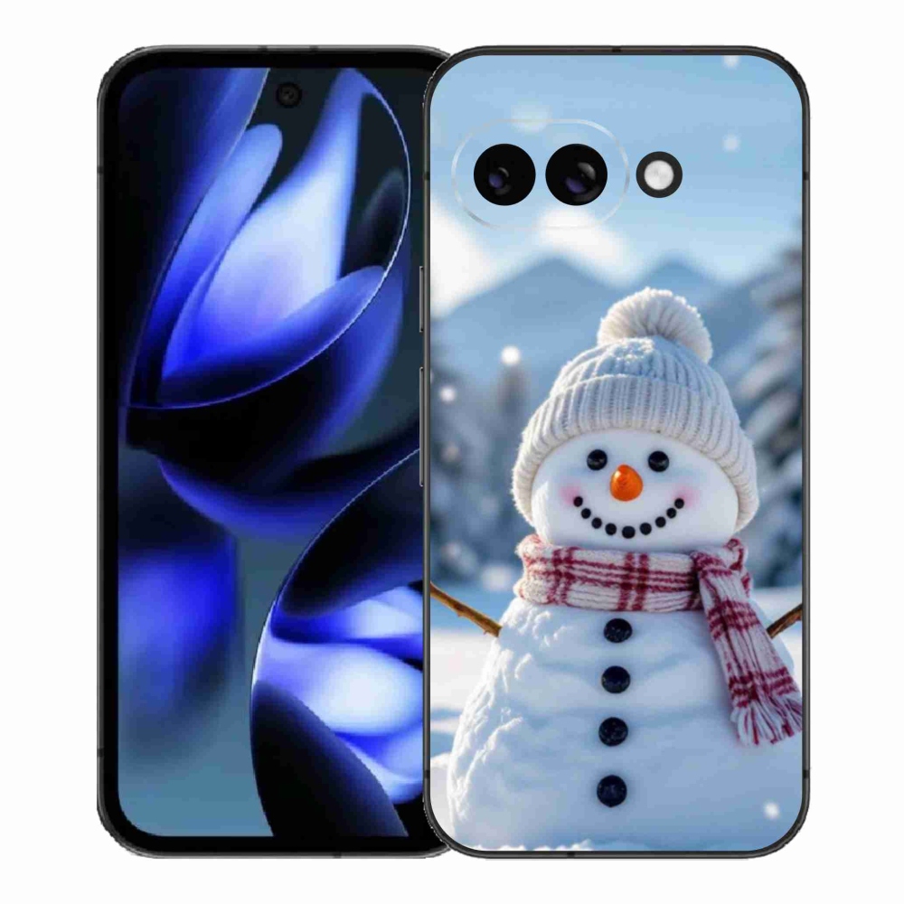 Gélový kryt mmCase na Google Pixel 9a - snehuliak 3