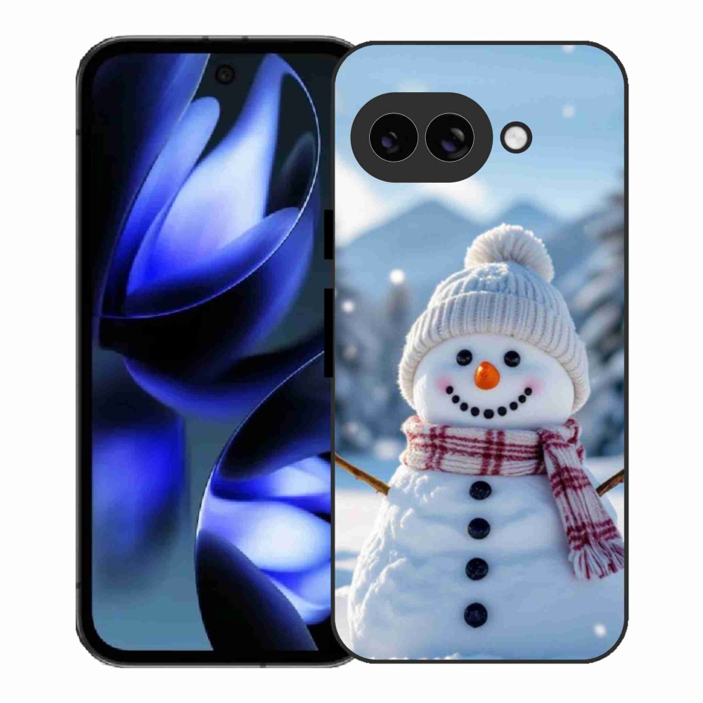 Gélový kryt mmCase na Google Pixel 9a - snehuliak 3
