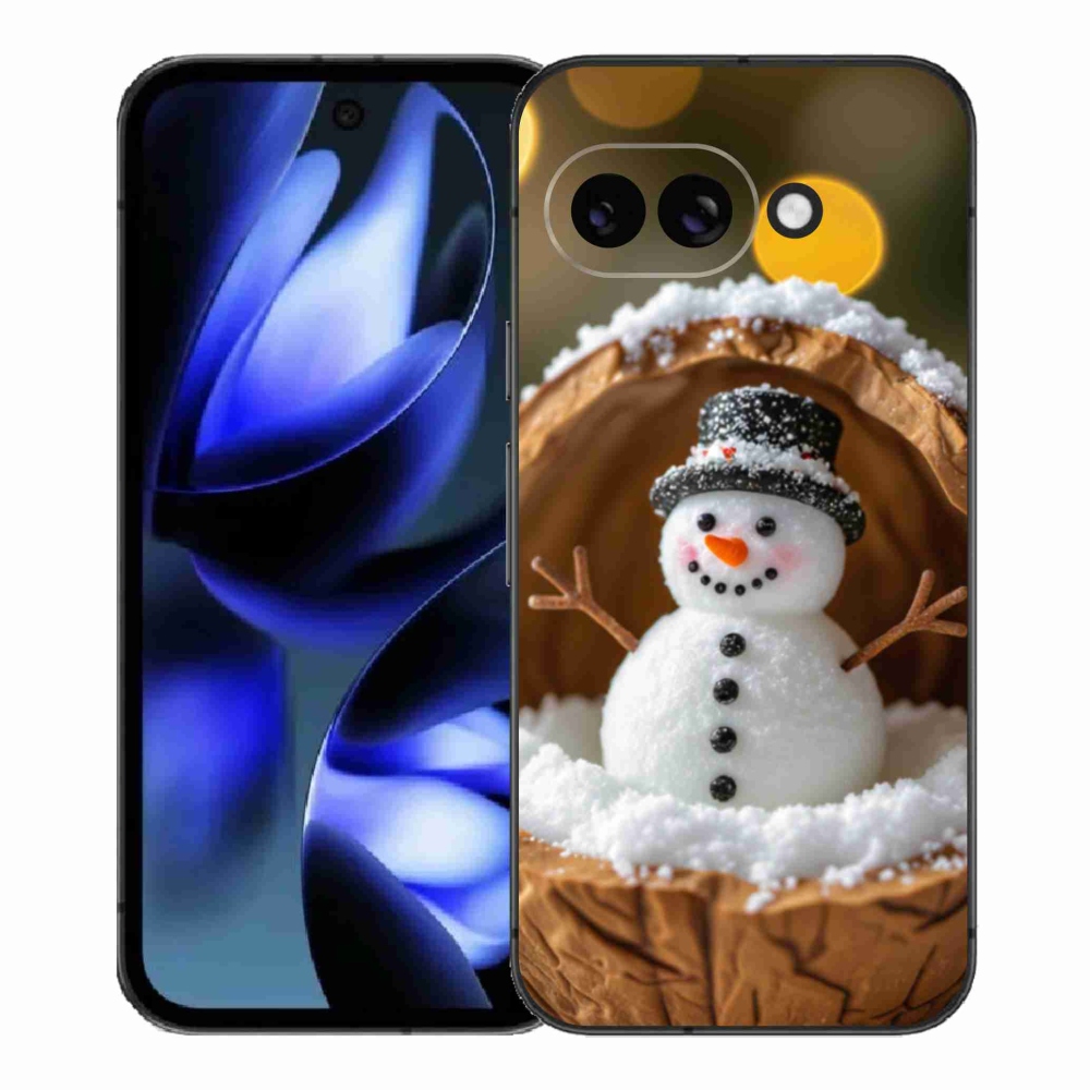Gélový kryt mmCase na Google Pixel 9a - snehuliak 4