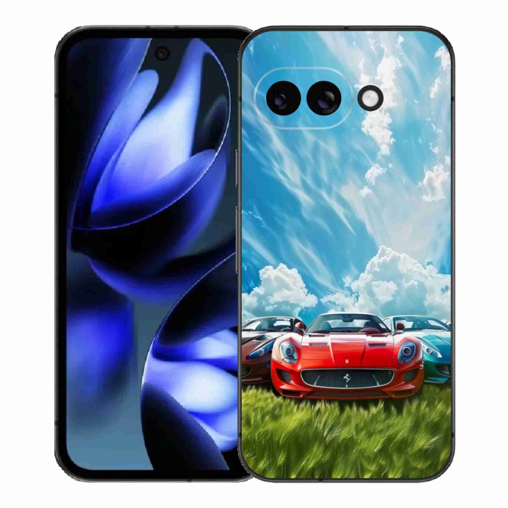 Gélový kryt mmCase na Google Pixel 9a - športové vozidlá