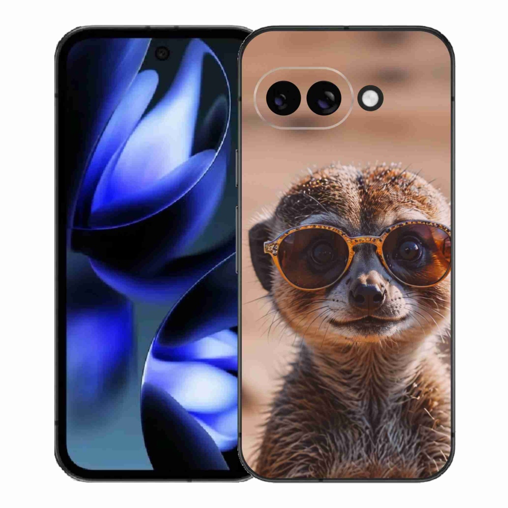 Gélový kryt mmCase na Google Pixel 9a - štýlová surikata