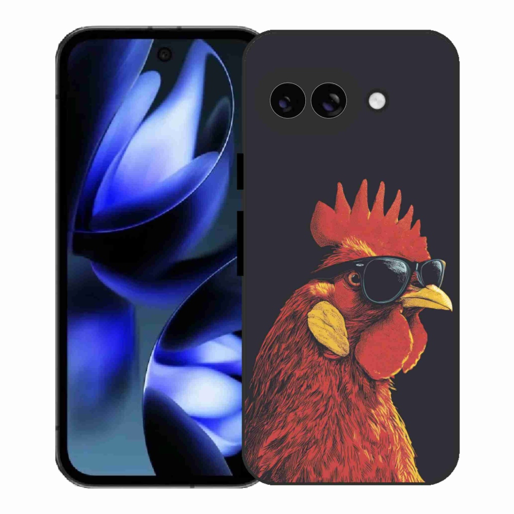 Gélový kryt mmCase na Google Pixel 9a - štýlový kohút