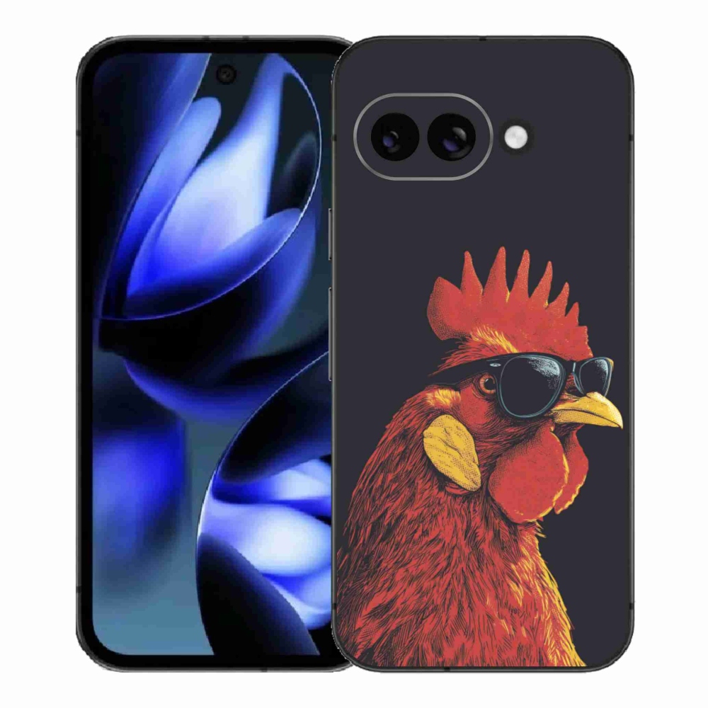 Gélový kryt mmCase na Google Pixel 9a - štýlový kohút