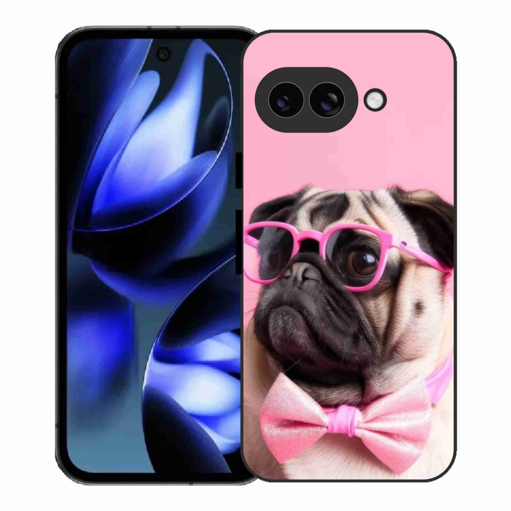 Gélový kryt mmCase na Google Pixel 9a - štýlový mops