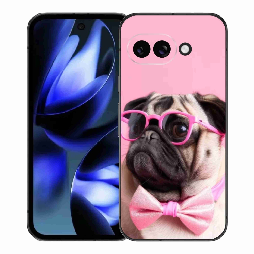 Gélový kryt mmCase na Google Pixel 9a - štýlový mops