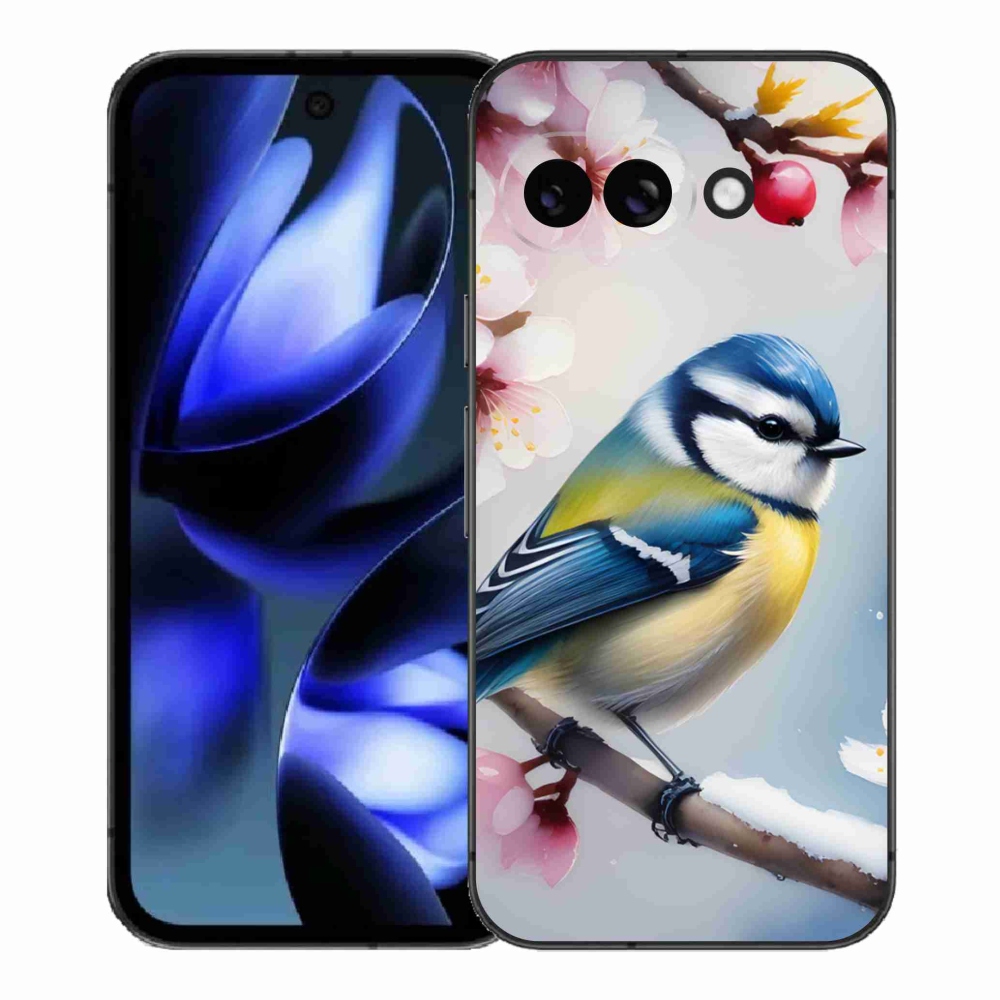 Gélový kryt mmCase na Google Pixel 9a - sýkorka