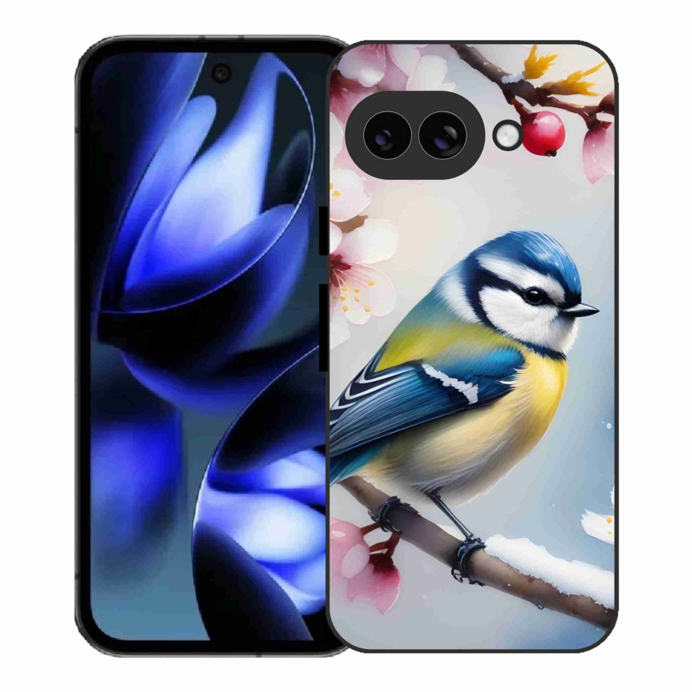 Gélový kryt mmCase na Google Pixel 9a - sýkorka