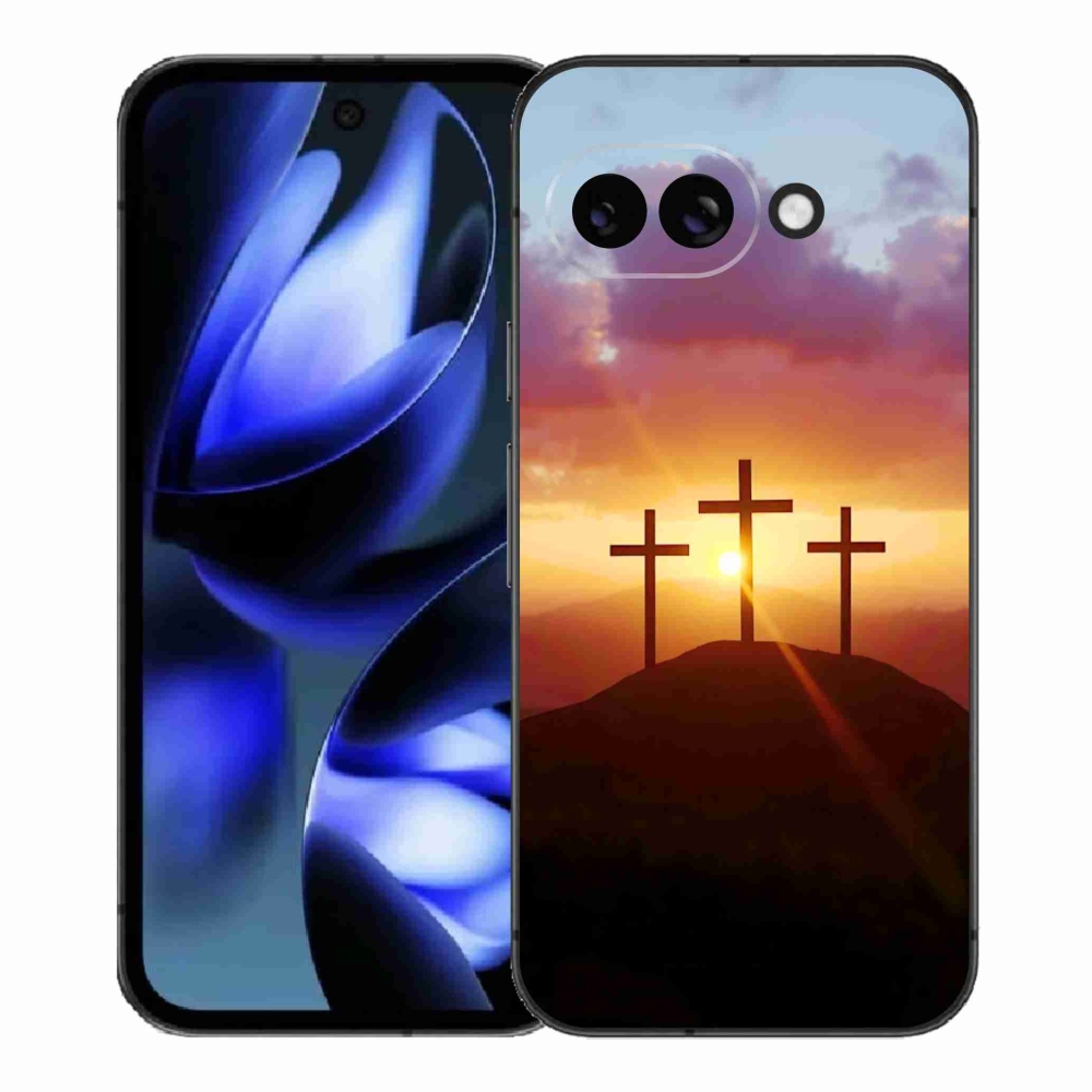 Gélový kryt mmCase na Google Pixel 9a - tri kríža