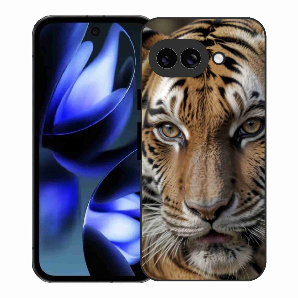 Gélový kryt mmCase na Google Pixel 9a - tigrie pohľad