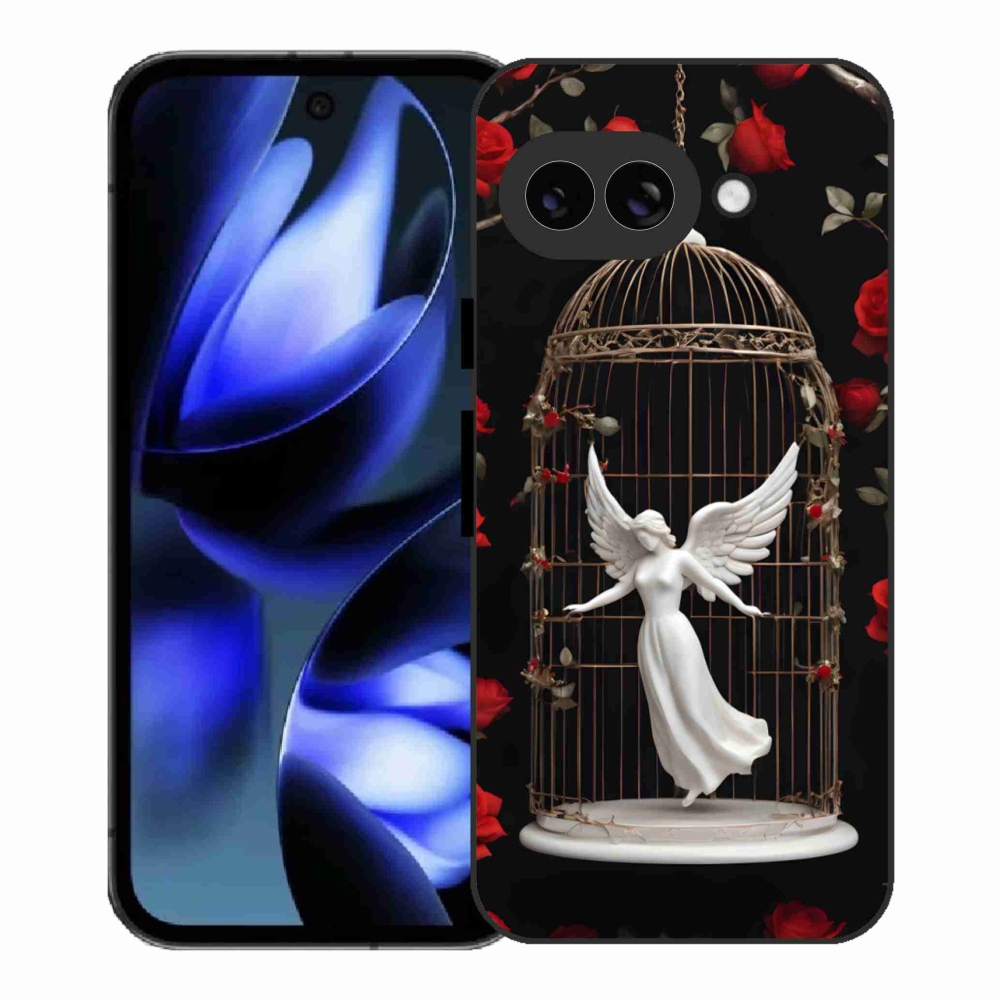 Gélový kryt mmCase na Google Pixel 9a - uväznený anjel