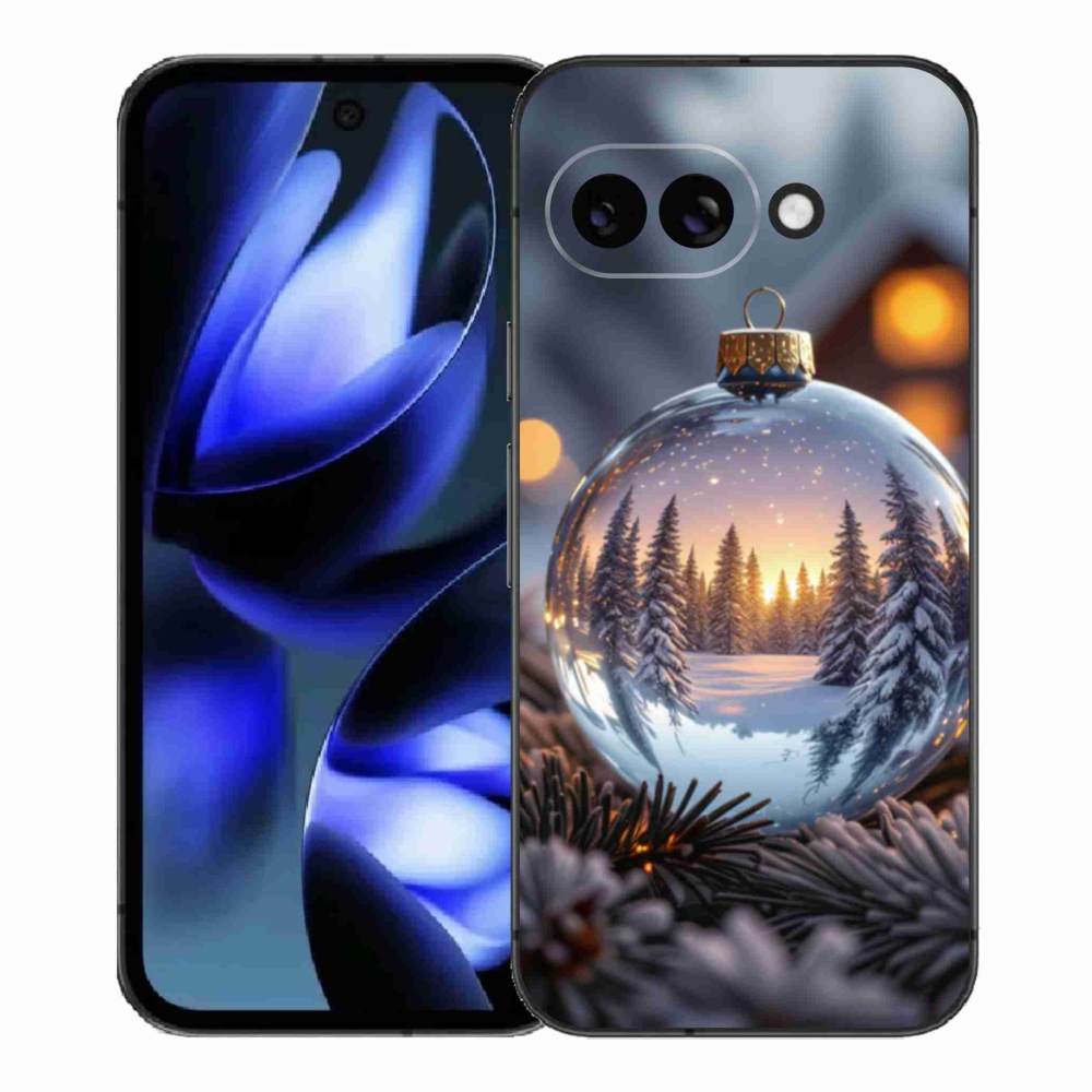 Gélový kryt mmCase na Google Pixel 9a - vianočná ozdoba