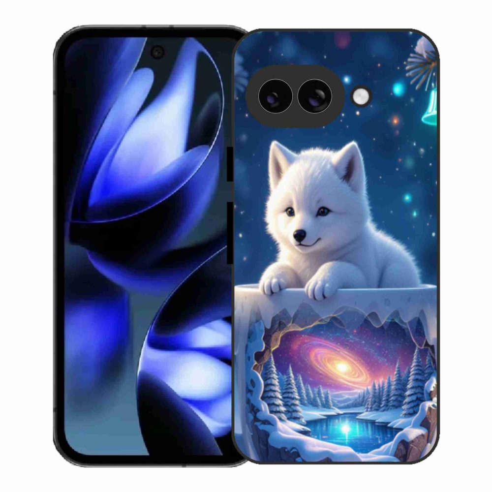 Gélový kryt mmCase na Google Pixel 9a - vianočné šteňa