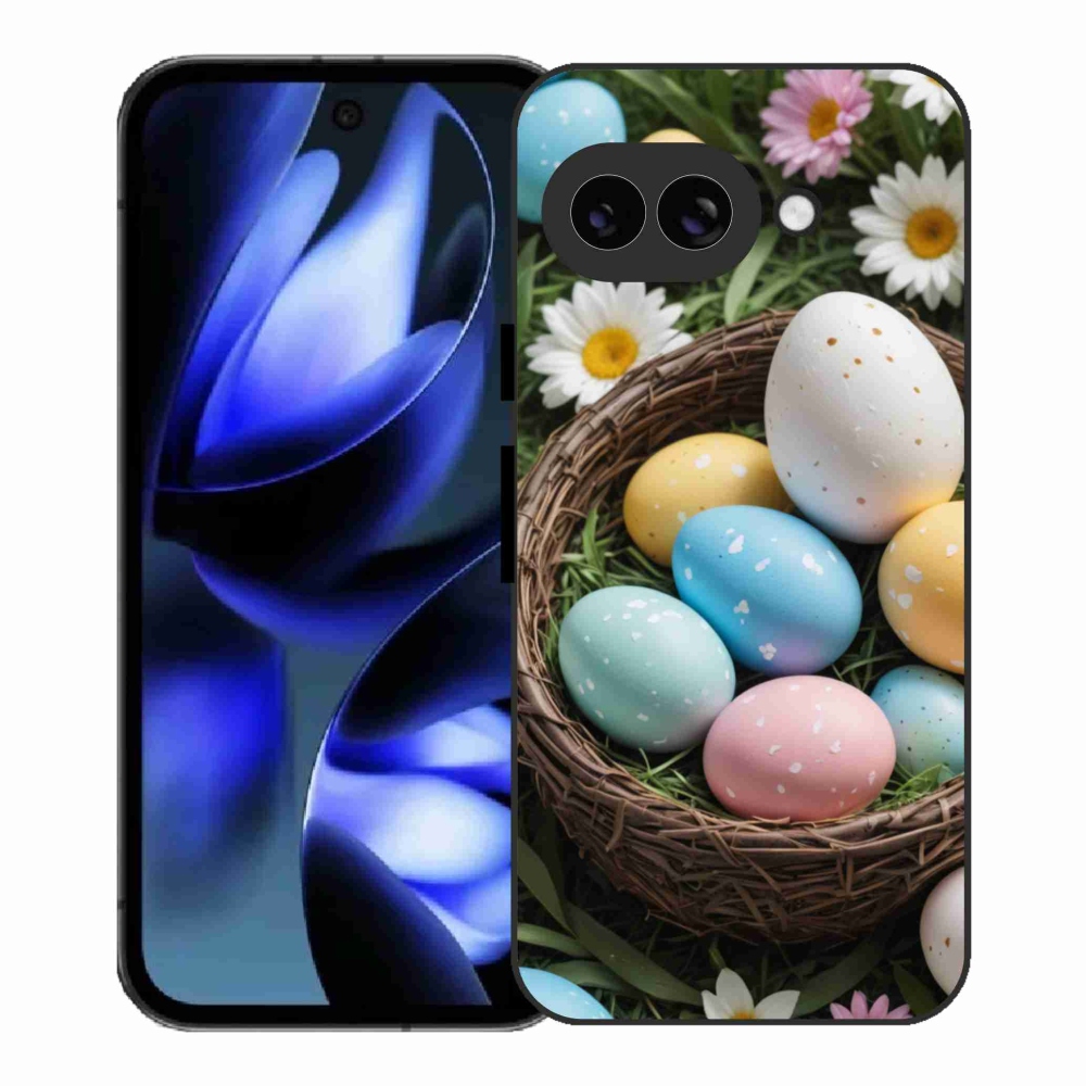 Gélový kryt mmCase na Google Pixel 9a - veľkonočné vajíčka 2
