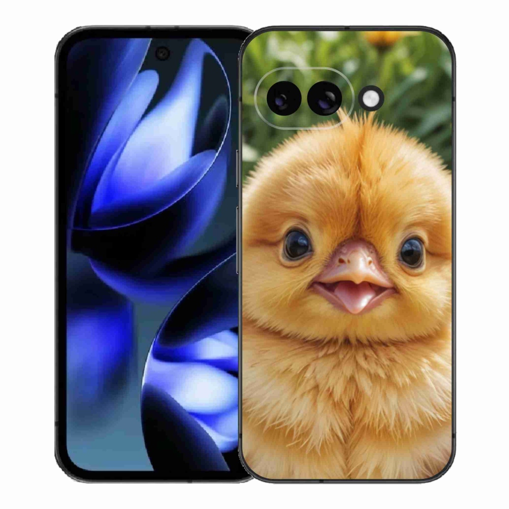 Gélový kryt mmCase na Google Pixel 9a - veselé kuriatko