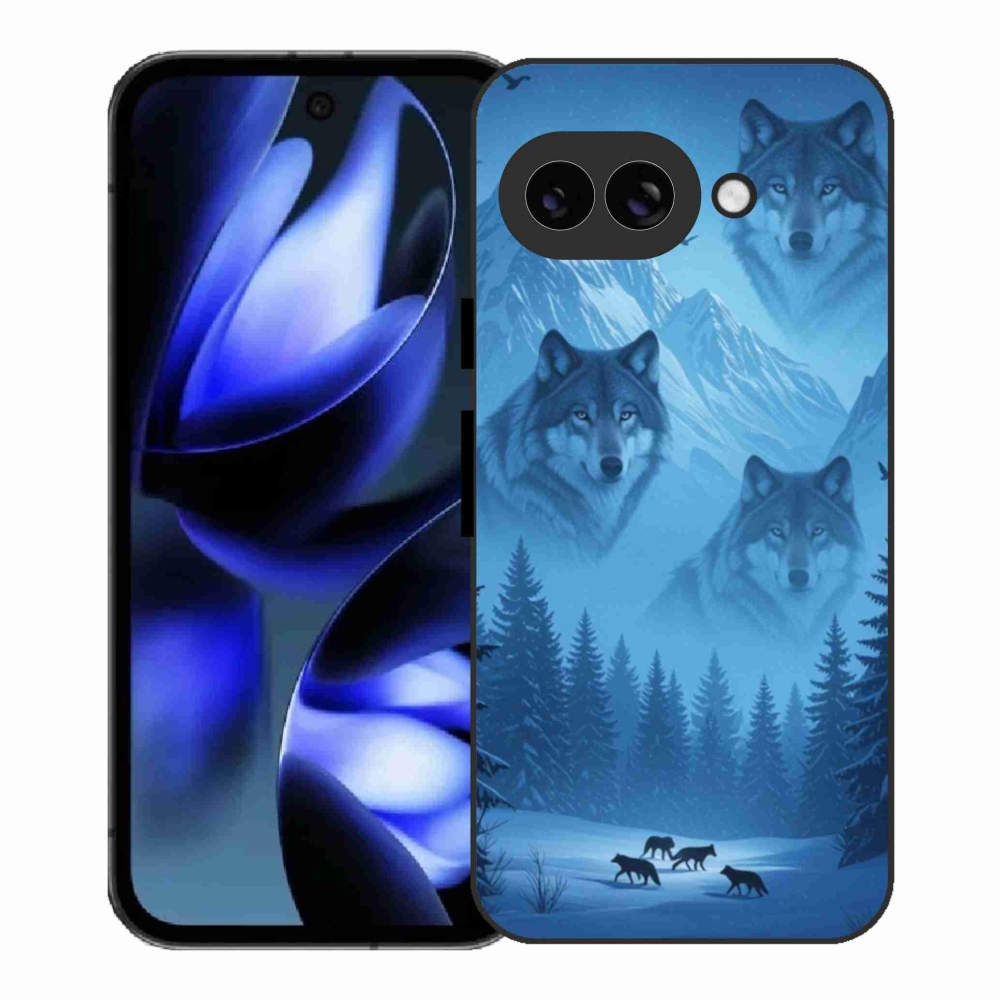 Gélový kryt mmCase na Google Pixel 9a - vlčia svorka