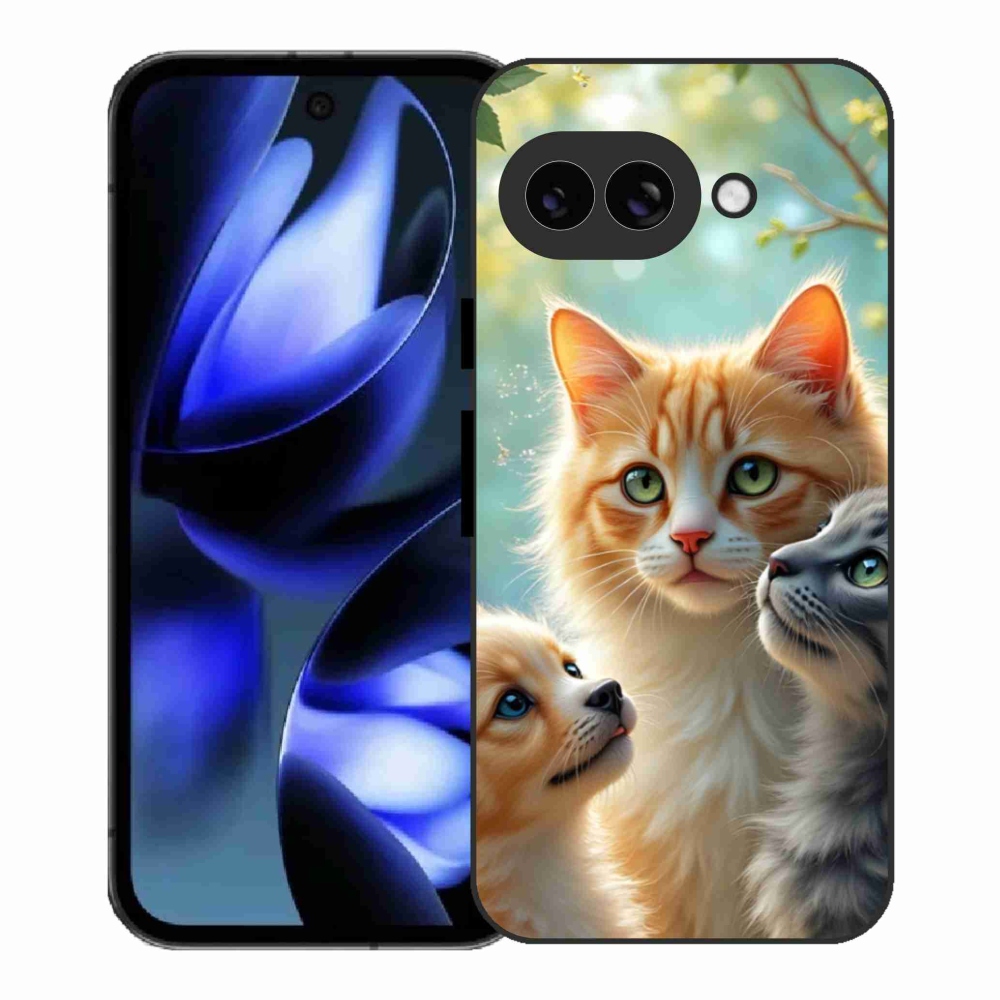 Gélový kryt mmCase na Google Pixel 9a - zvieracie priateľstvo 2