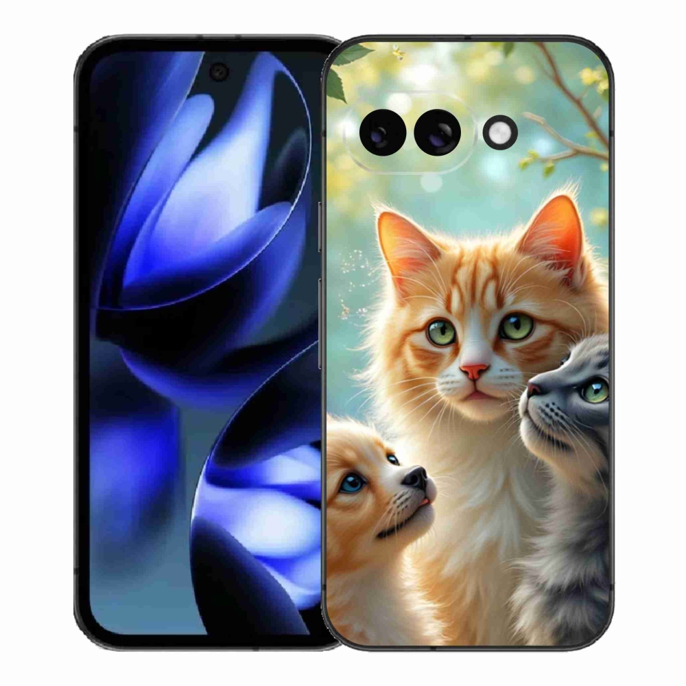 Gélový kryt mmCase na Google Pixel 9a - zvieracie priateľstvo 2