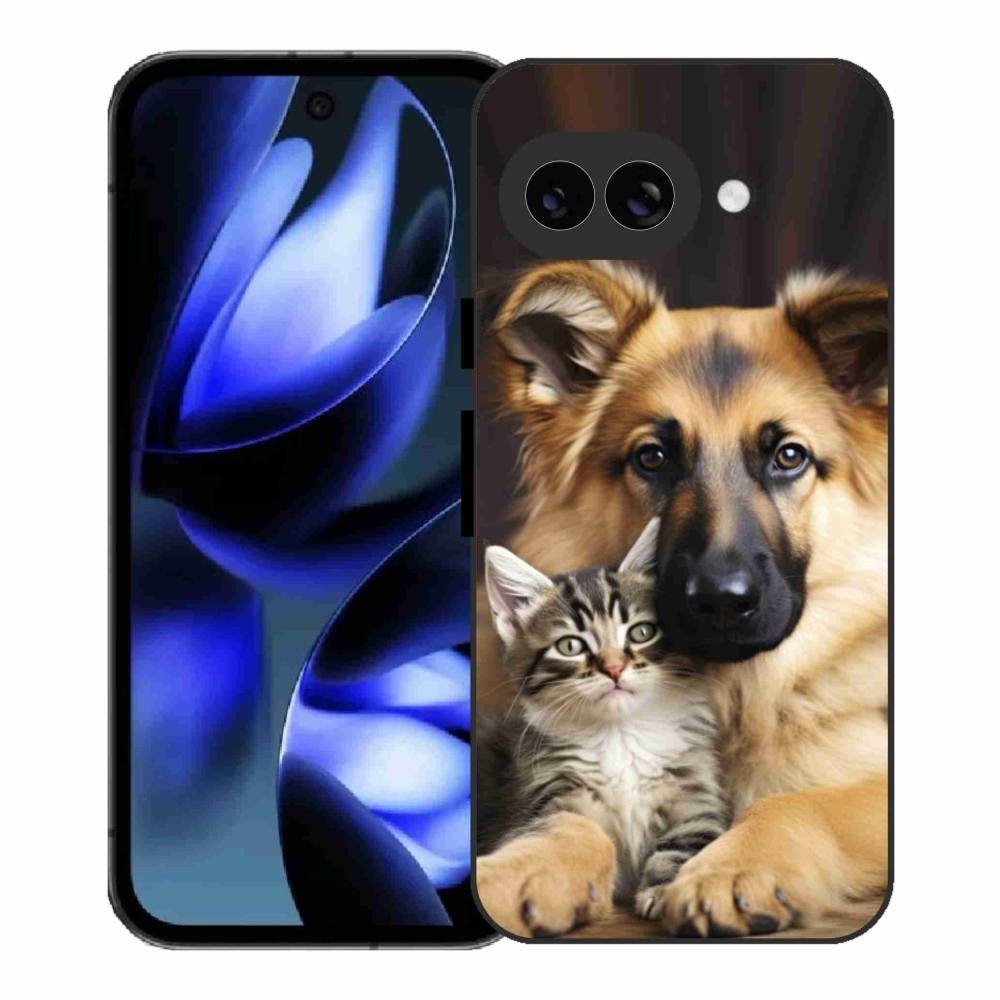 Gélový kryt mmCase na Google Pixel 9a - zvieracie priateľstvo