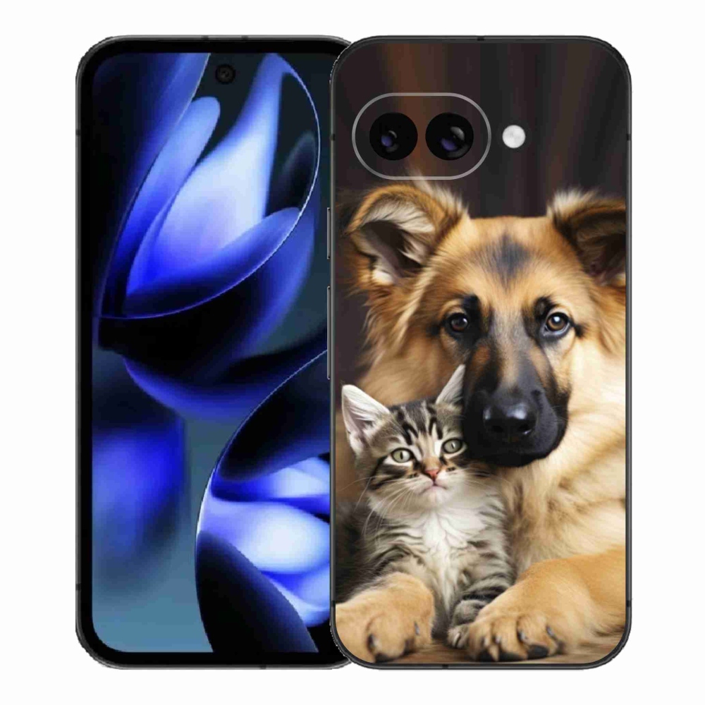 Gélový kryt mmCase na Google Pixel 9a - zvieracie priateľstvo
