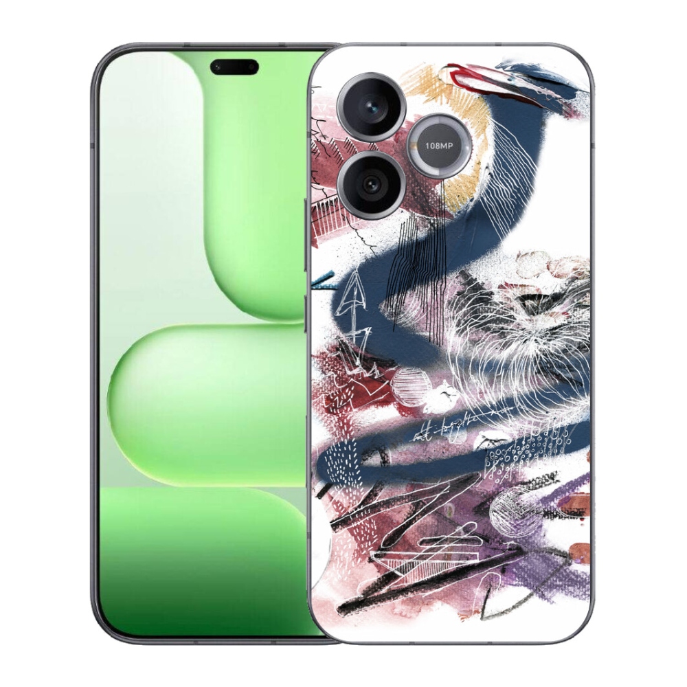 Gélový kryt mmCase na Honer 600 Lite - abstraktný motív 28