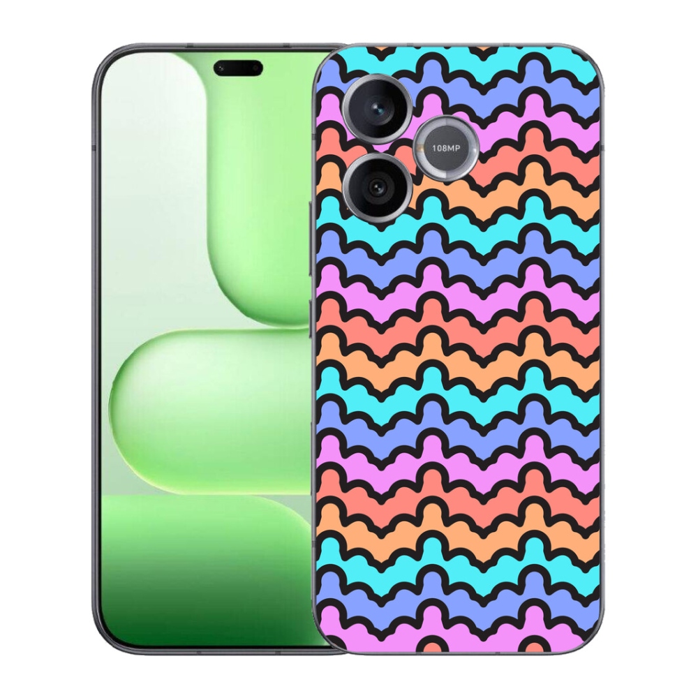Gélový kryt mmCase na Honer 600 Lite - abstraktný motív 30