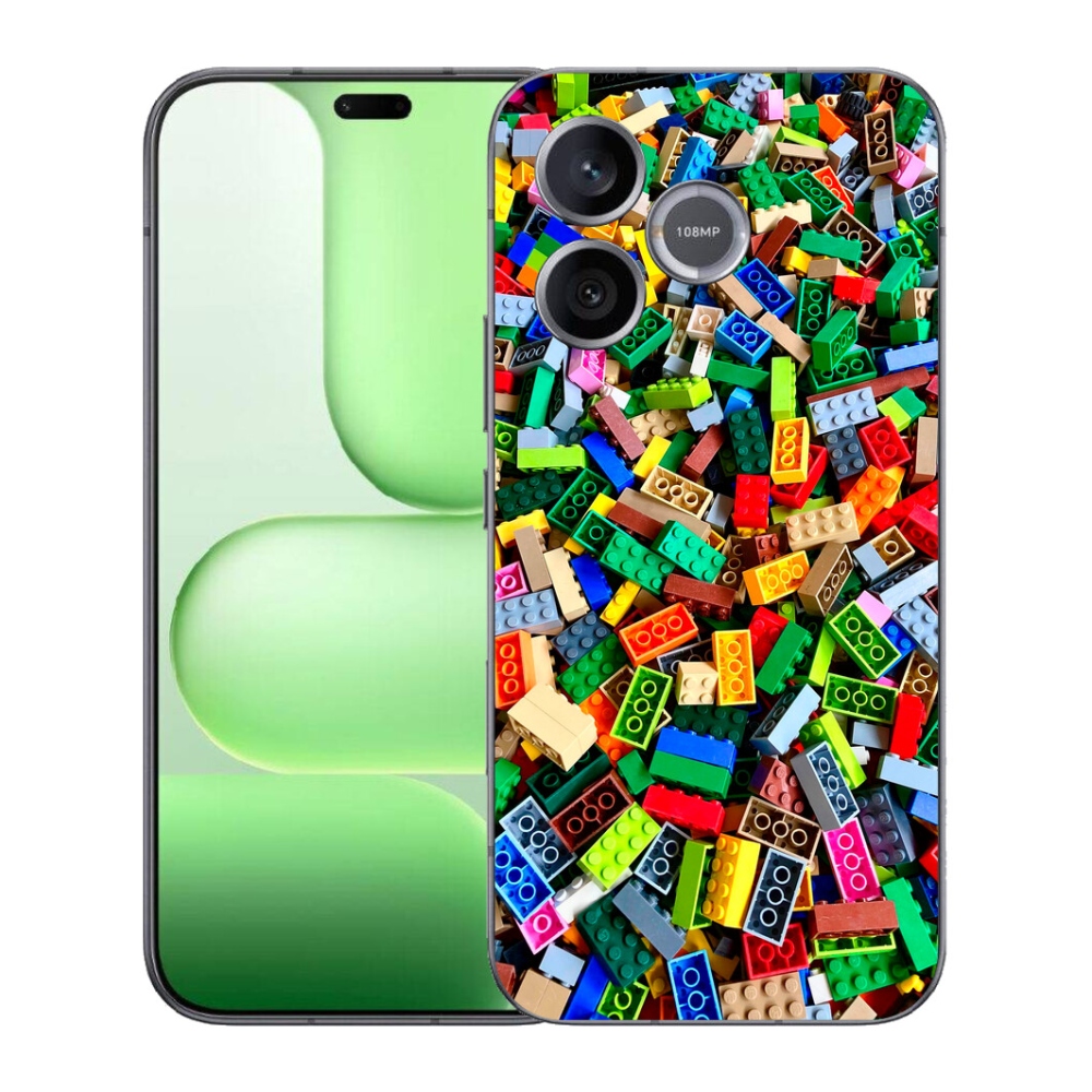 Gélový kryt mmCase na Honer 600 Lite - farebné stavebné kocky