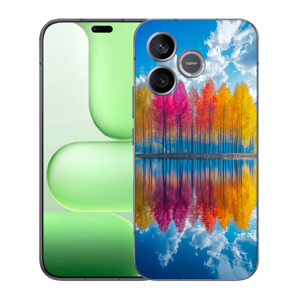 Gélový kryt mmCase na Honer 600 Lite - farebné stromy