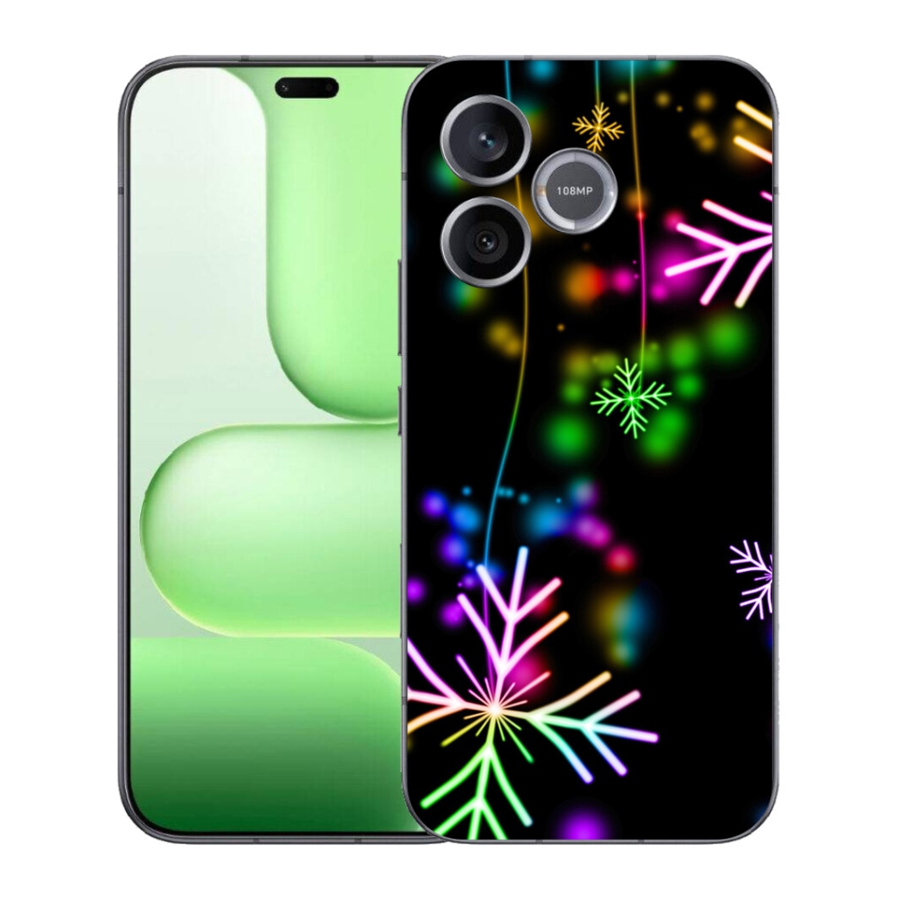 Gélový kryt mmCase na Honer 600 Lite - farebné vločky