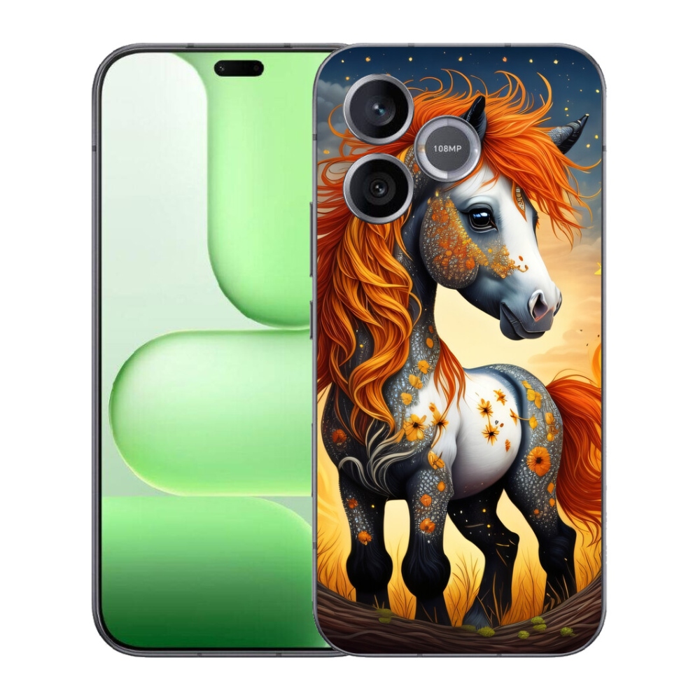 Gélový kryt mmCase na Honer 600 Lite - farebný poník