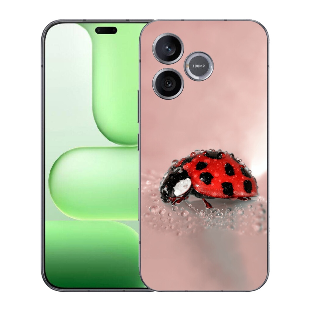 Gélový kryt mmCase na Honer 600 Lite - lienka