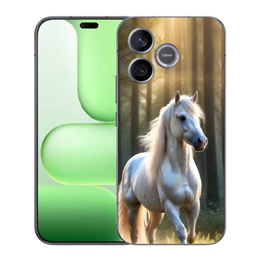 Gélový kryt mmCase na Honer 600 Lite - biely kôň 3