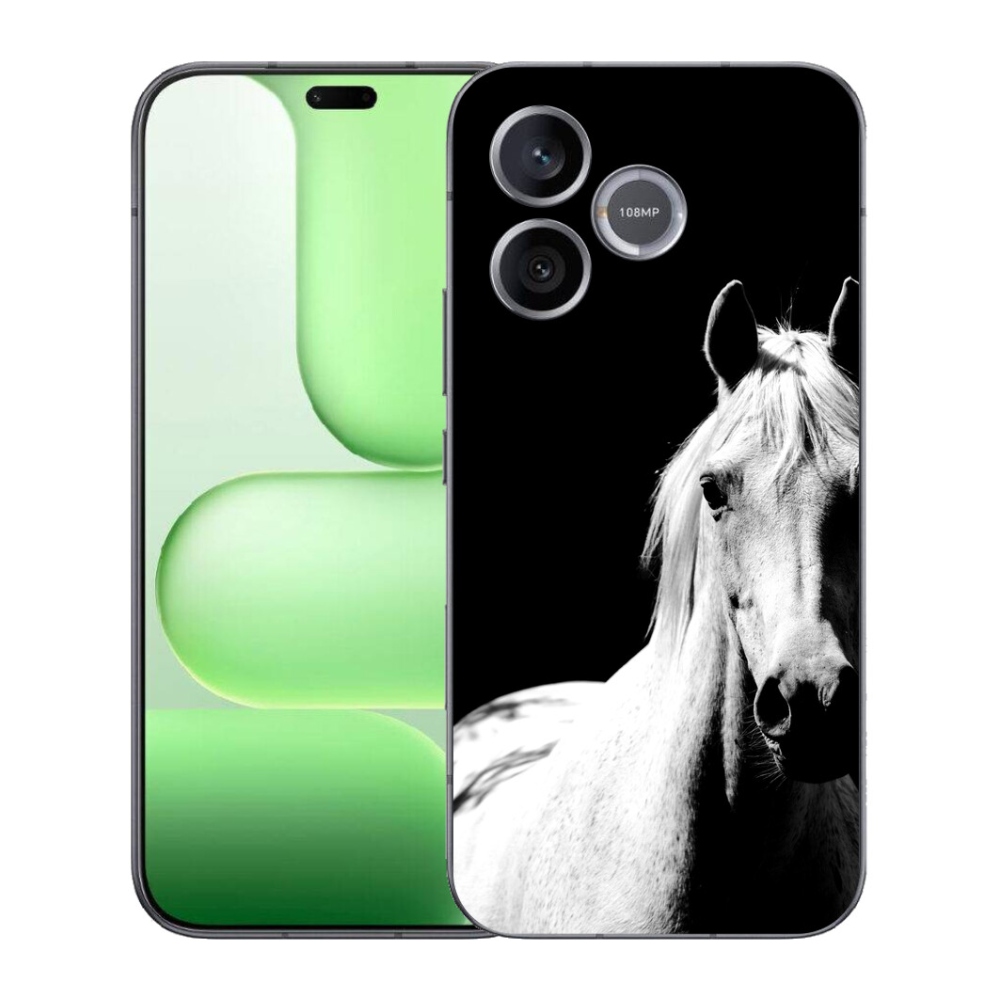 Gélový kryt mmCase na Honer 600 Lite - biely kôň 5