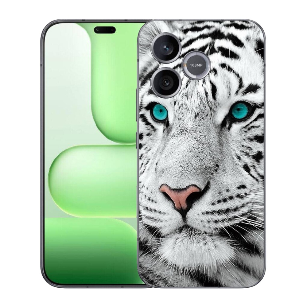 Gélový kryt mmCase na Honer 600 Lite - biely tiger