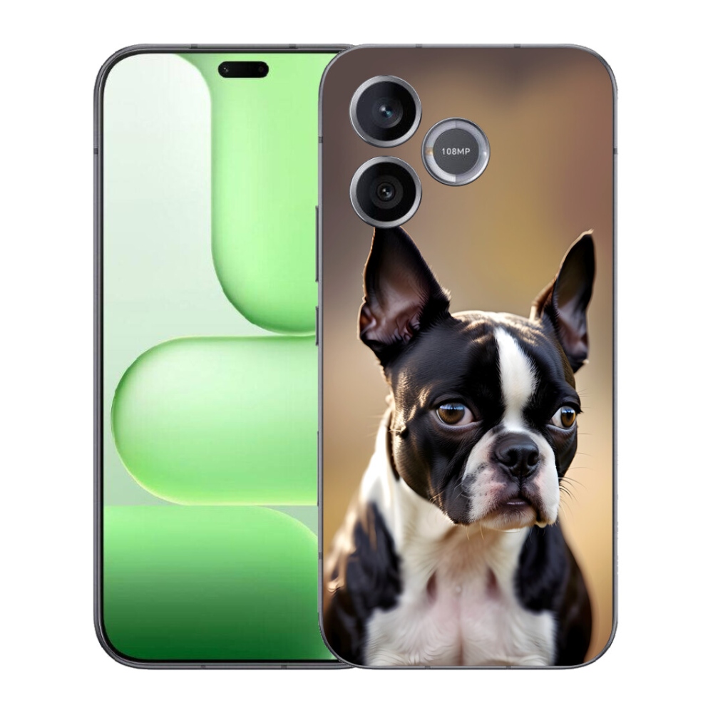 Gélový kryt mmCase na Honer 600 Lite - bostonský teriér