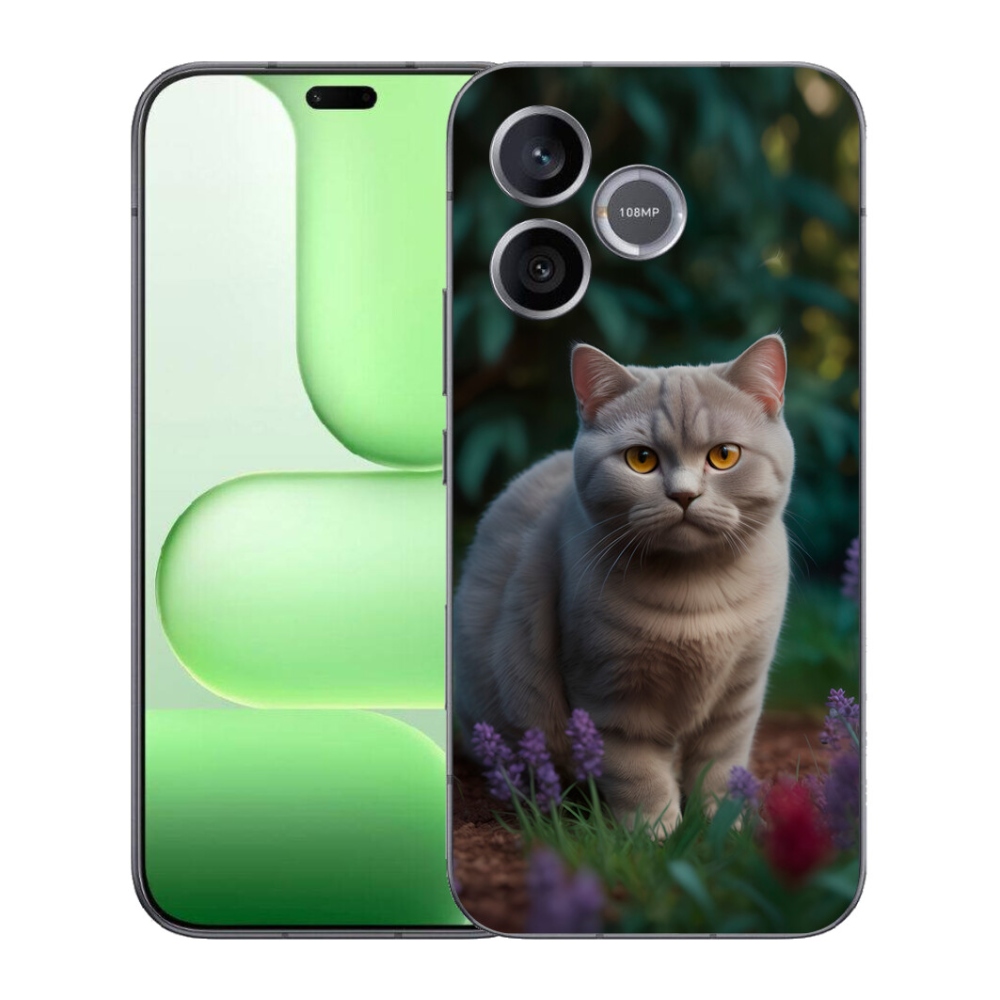 Gélový kryt mmCase na Honer 600 Lite - britská mačka