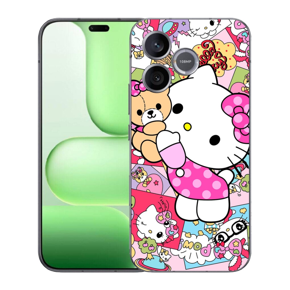 Gélový kryt mmCase na Honer 600 Lite - cute kitty