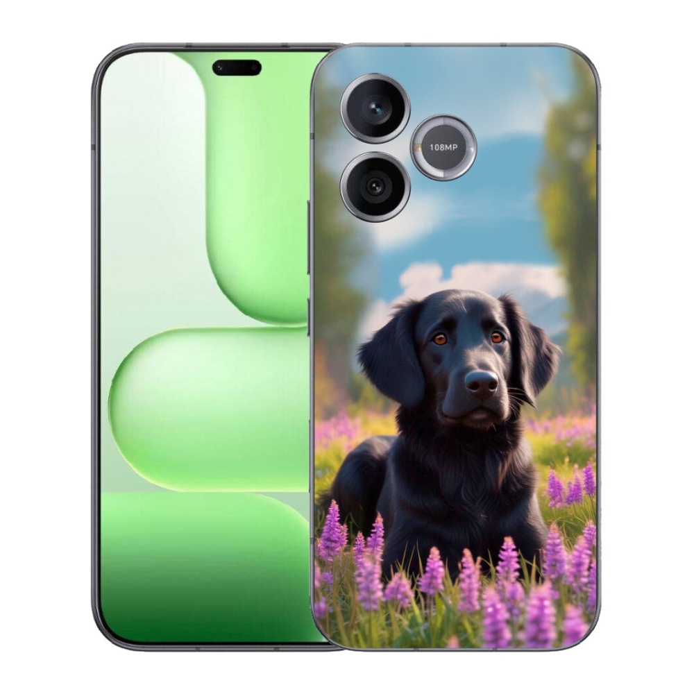 Gélový kryt mmCase na Honer 600 Lite - elegantný čierny retriever
