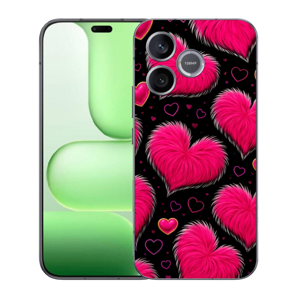 Gélový kryt mmCase na Honer 600 Lite - hebké srdce