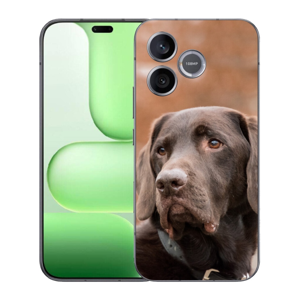 Gélový kryt mmCase na Honer 600 Lite - hnedý labrador