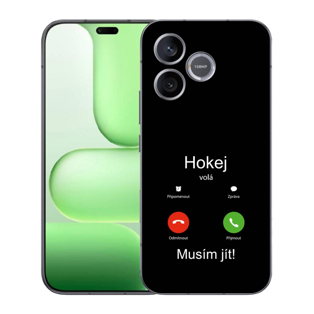 Gélový kryt mmCase na Honer 600 Lite - hokej volá čierne pozadie