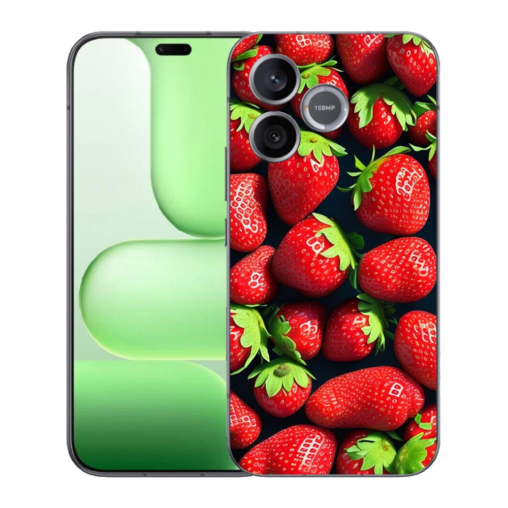 Gélový kryt mmCase na Honer 600 Lite - jahody