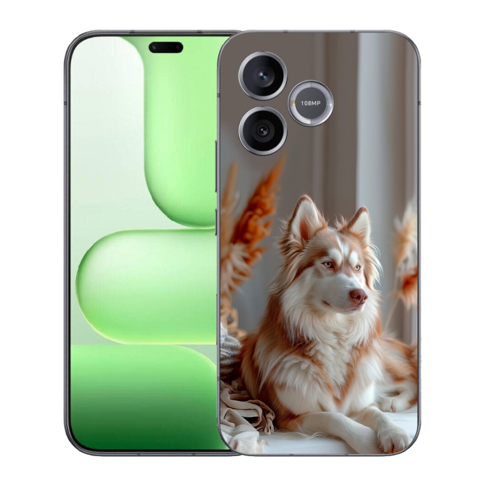 Gélový kryt mmCase na Honer 600 Lite - pokojný sibírsky husky