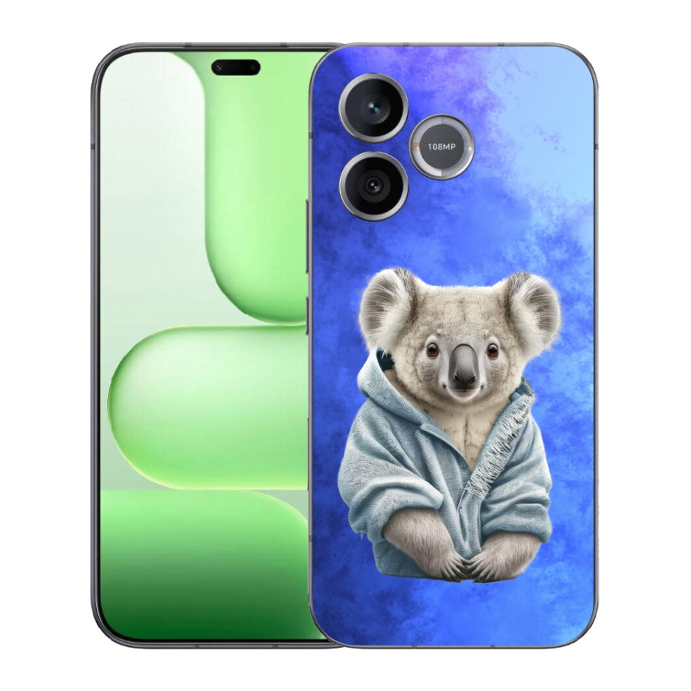 Gélový kryt mmCase na Honer 600 Lite - koala vo svetri