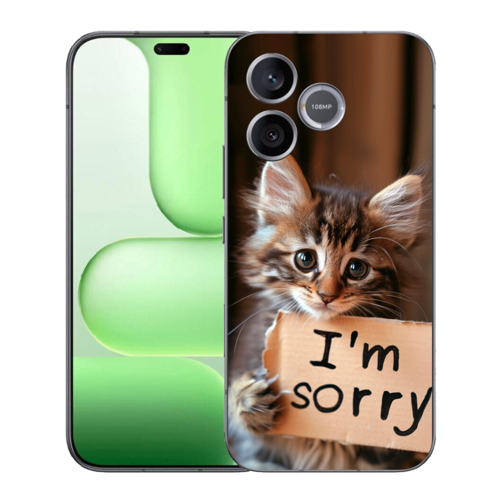 Gélový kryt mmCase na Honer 600 Lite - mačacie ospravedlnenie