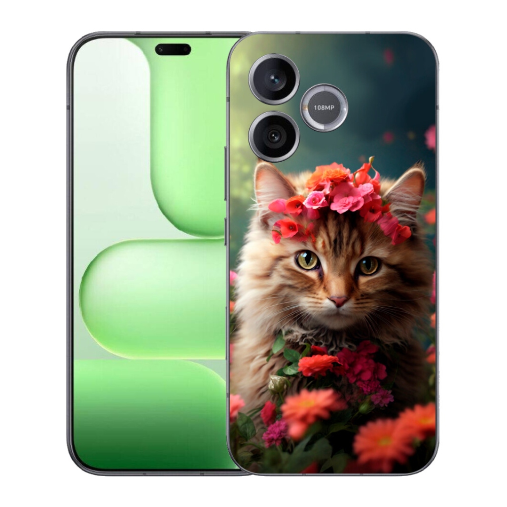 Gélový kryt mmCase na Honer 600 Lite - mačacia princezná
