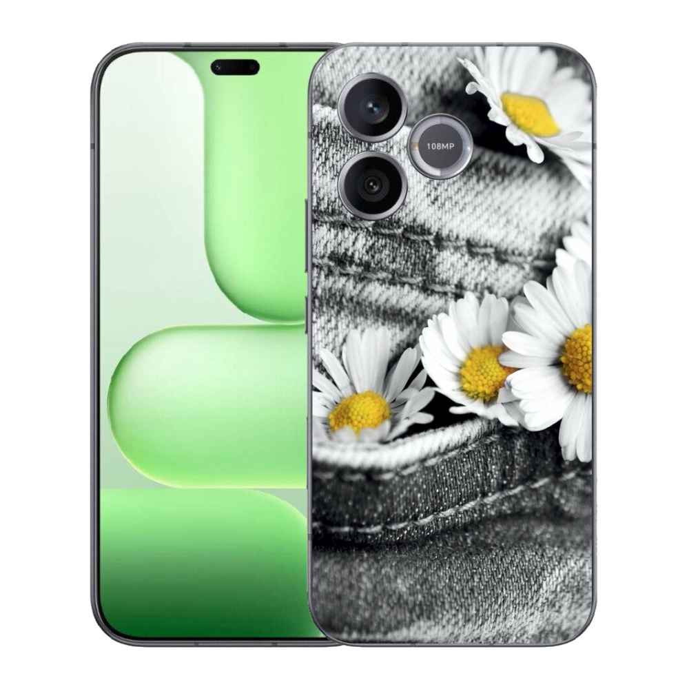 Gélový kryt mmCase na Honer 600 Lite - margarétky