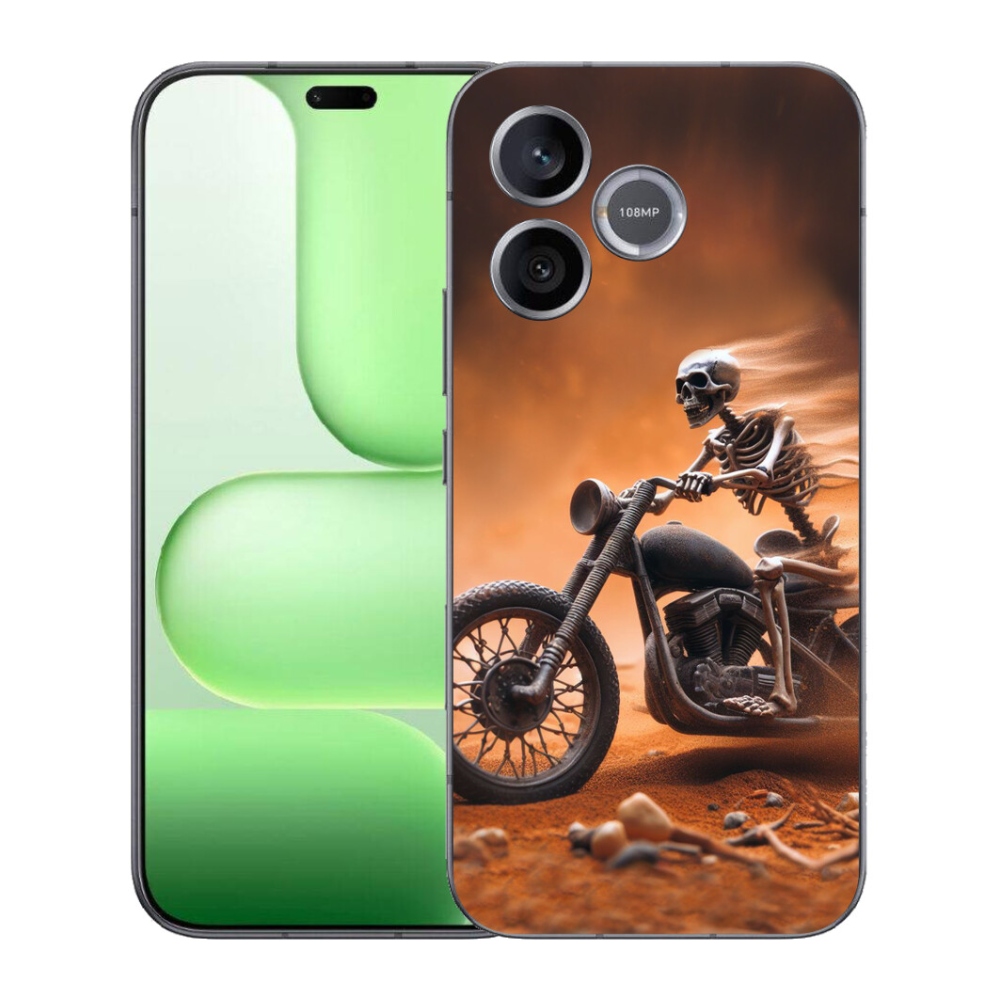 Gélový kryt mmCase na Honer 600 Lite - kostra na motorke