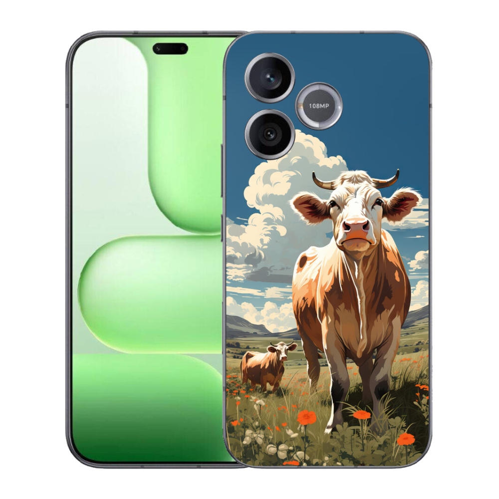 Gélový kryt mmCase na Honer 600 Lite - kravy na lúke